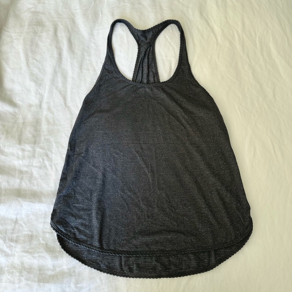 Lululemon Athletica Gray Racerback Tank Top